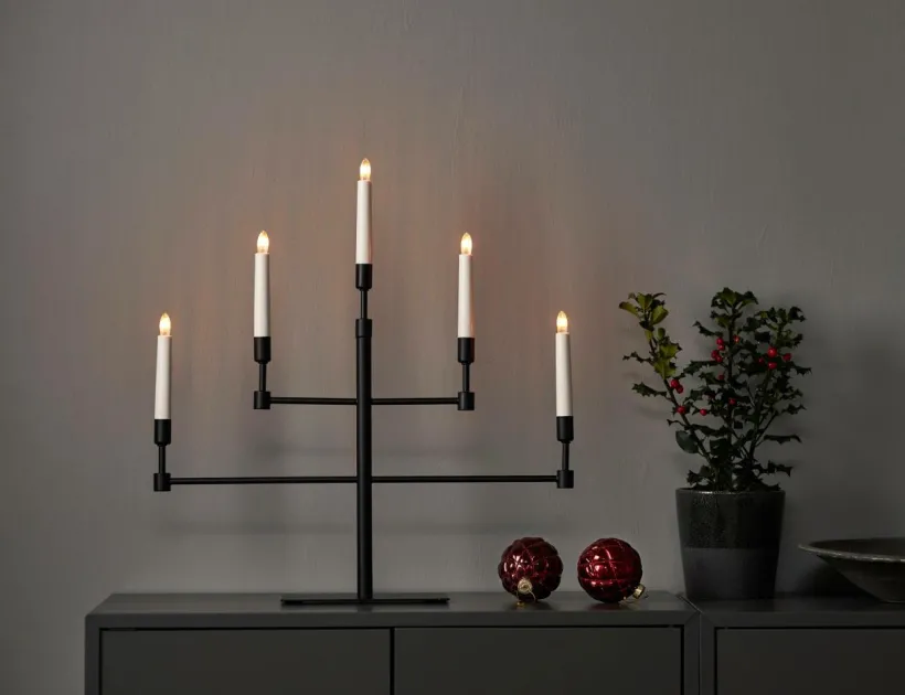 Jotex Jouluvalot^Sähkökynttelikkö Vide, Korkeus 53 Cm