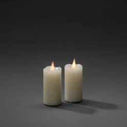 Jotex Kynttilät^Vahakynttilät LED 5x10 Cm, 2 Kpl