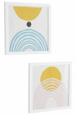 Jotex Lasten Sisustusesineet|Lasten Sisustusesineet^VALCETA Julisteet Kehyksillä 30x30 Cm, 2/pakk.