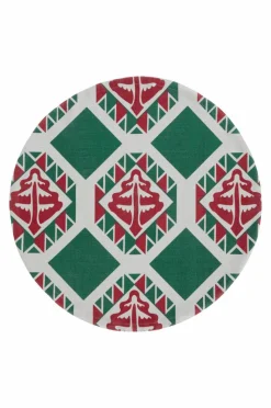 Jotex Kierrätysmatot|Joulukuusenmatot^VERY MERRY Matto Sileä, Halkaisija 110 Cm