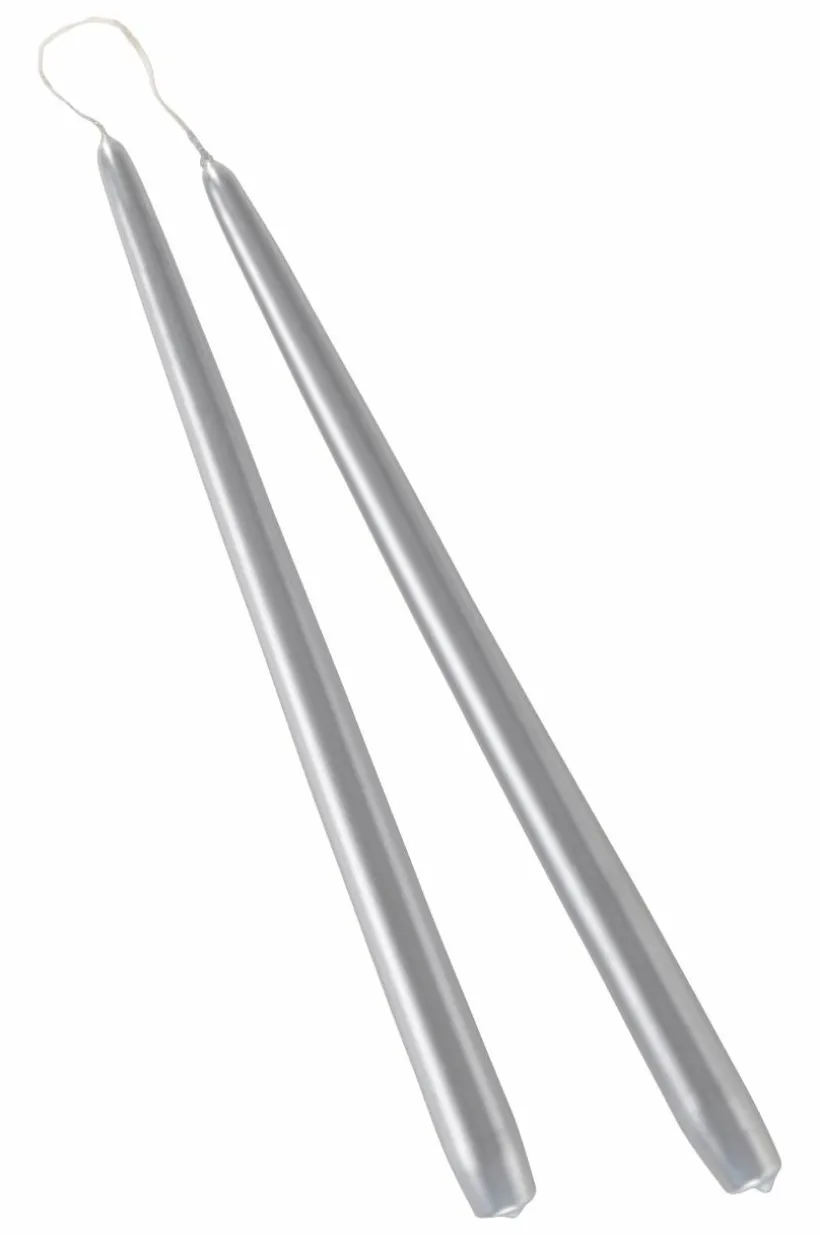 Jotex Kynttilät|Joulukoristeet^VICKAN METALLIC Antiikkikynttilät, 2/pakk. - Korkeus 35 Cm