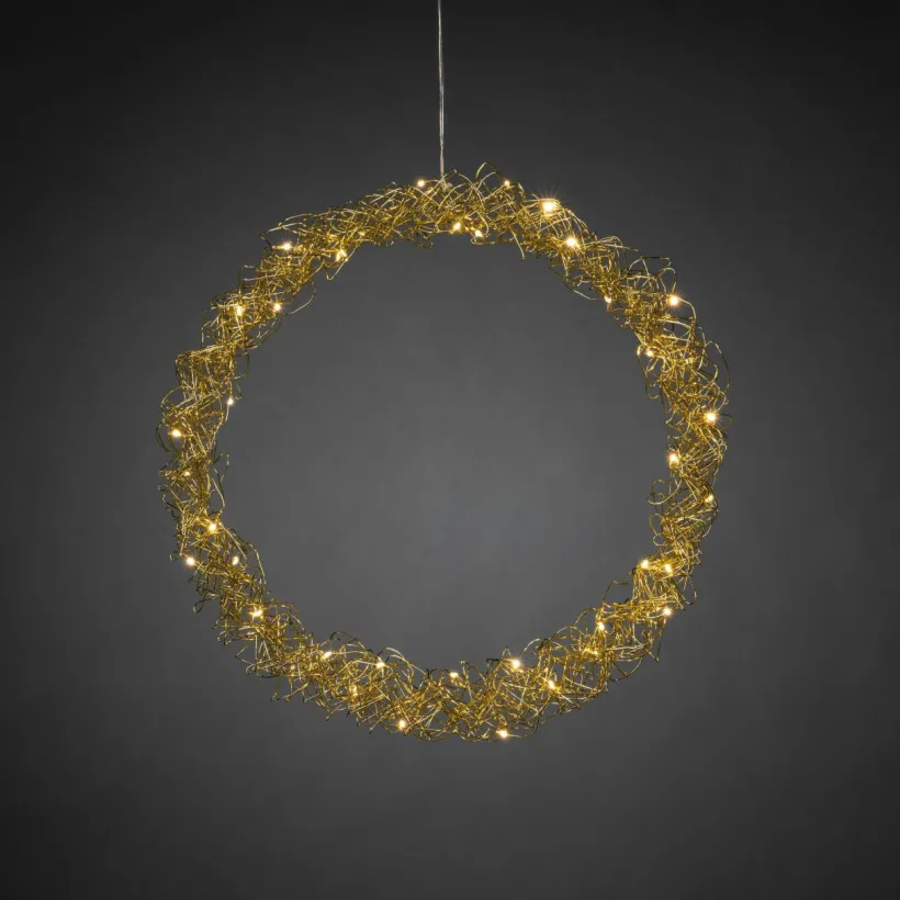Jotex Jouluvalot^WREATH Seppele LED-valolla ø 45 Cm